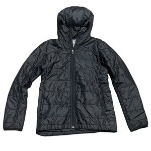 Duckworth Woolcloud Jacket Women’s XS Black Wool Filled Puffer Hood USA